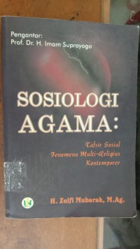 Image of Sosiologi Agama